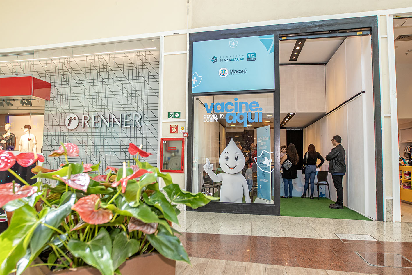 Saúde terá Polo temporário de Vacinação no Shopping Plaza