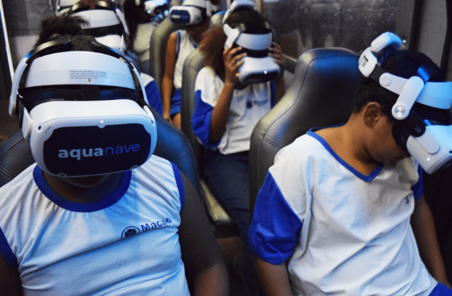 Aquanave visita escolas municipais até esta quinta-feira