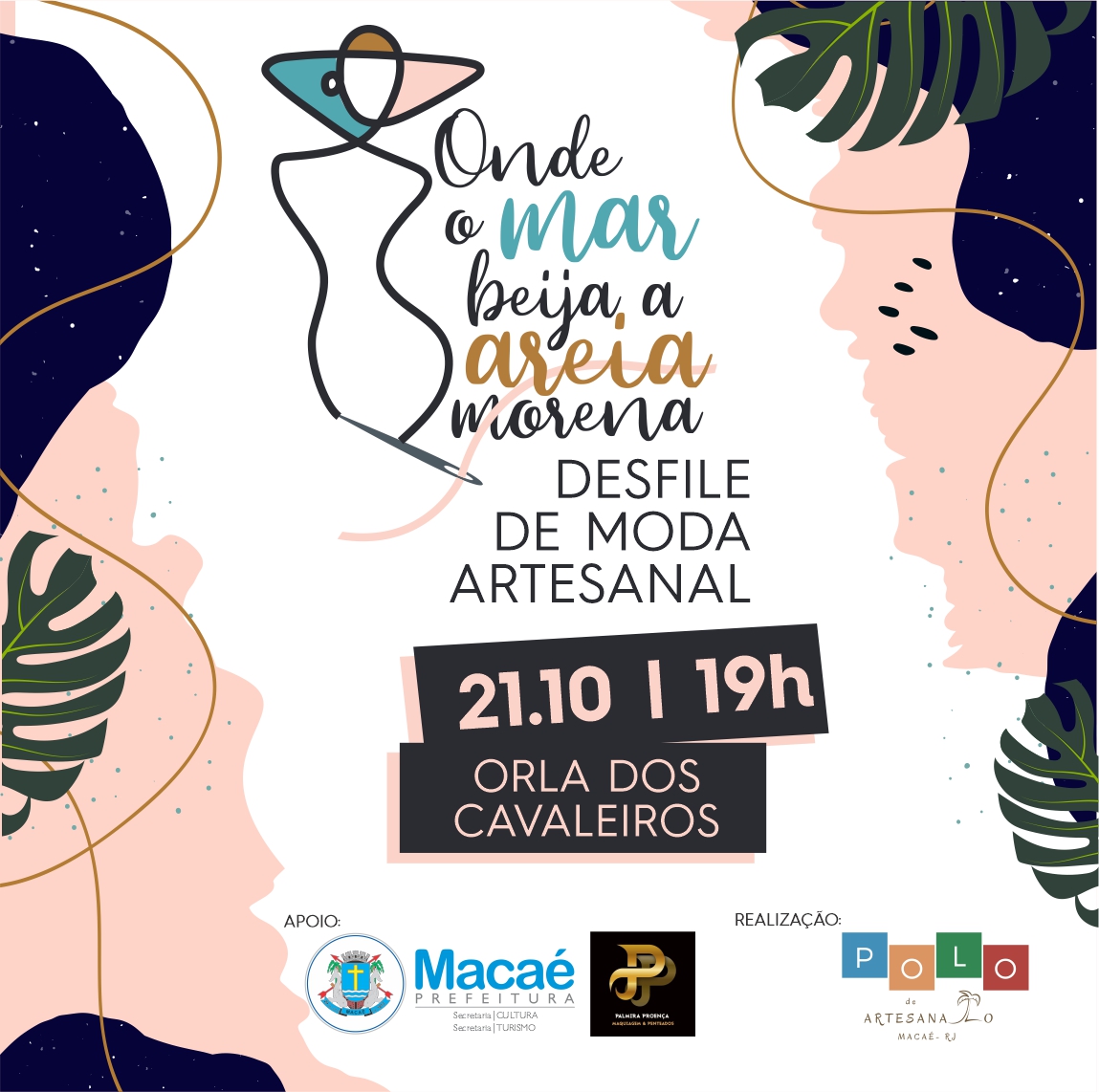 Orla dos Cavaleiros terá Desfile de Moda Artesanal neste sábado