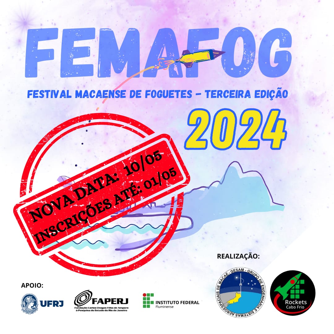III Festival Macaense de Foguetes é adiado e inscrições são prorrogadas