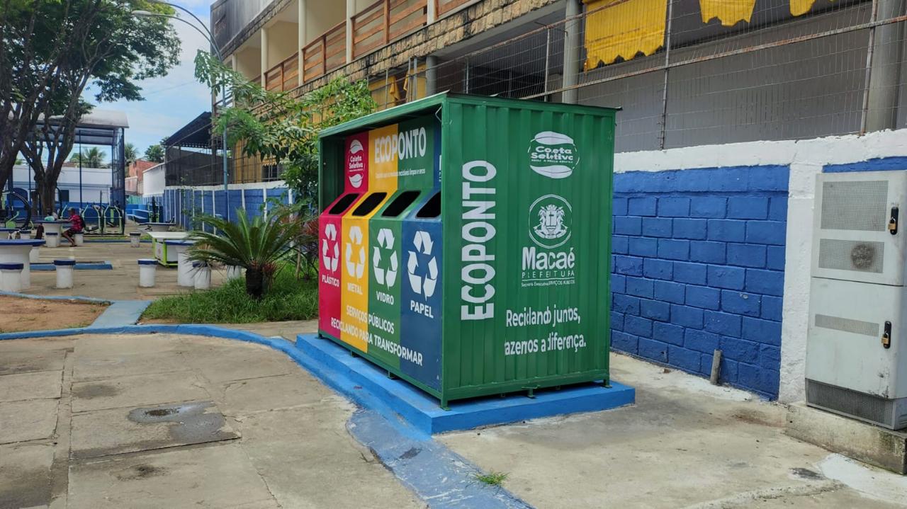 Ecoponto em Córrego do Ouro fortalece coleta seletiva em Macaé