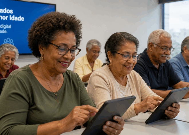 Curso gratuito de aula digital para pessoas com 60+ abre inscrições em Macaé