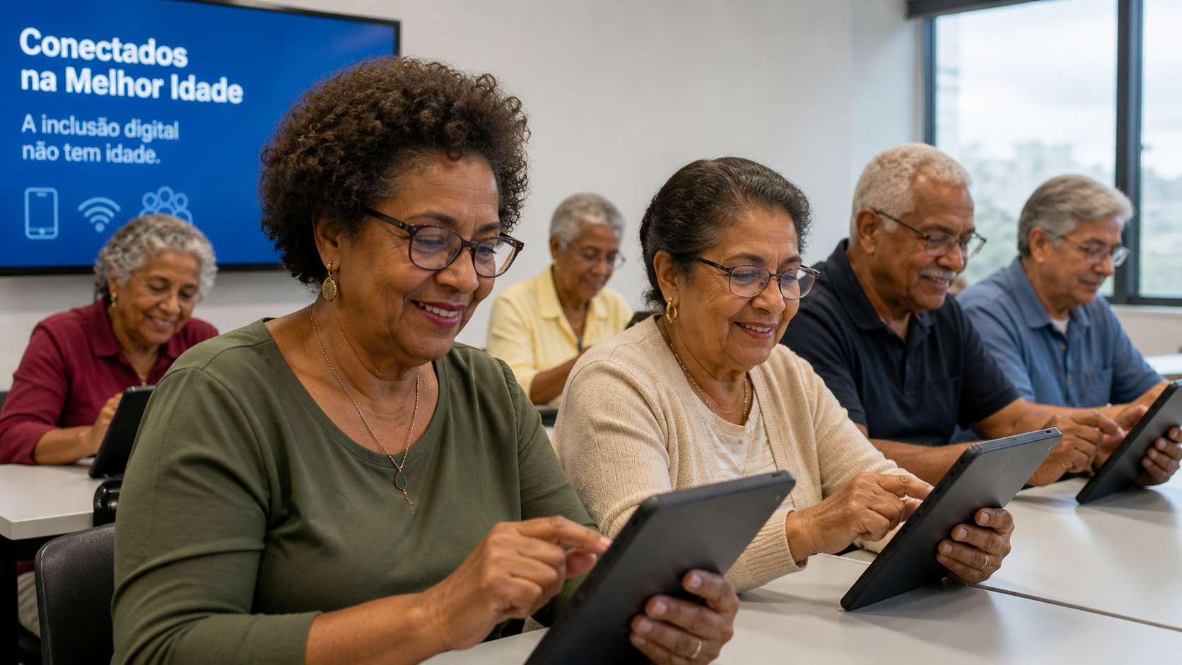 Curso gratuito de aula digital para pessoas com 60+ abre inscrições em Macaé